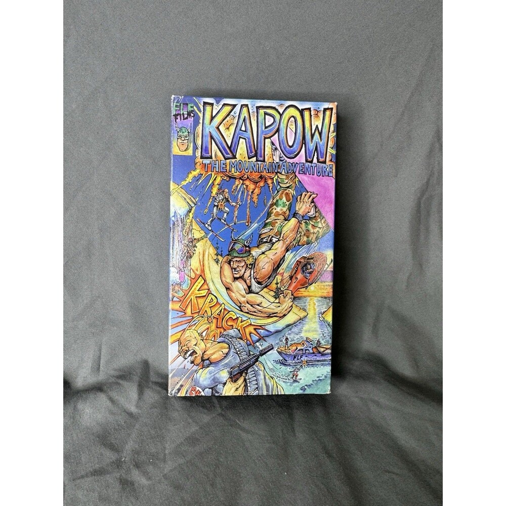 KAPOW The Mountain Adventure (VHS) Skate Snowboard Tape Compilation Zumiez Ski